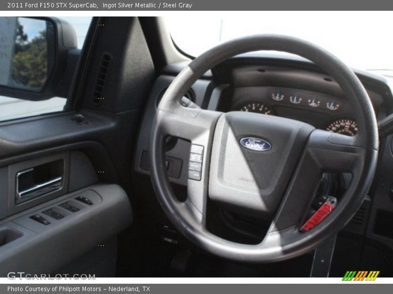 Ingot Silver Metallic / Steel Gray 2011 Ford F150 STX SuperCab