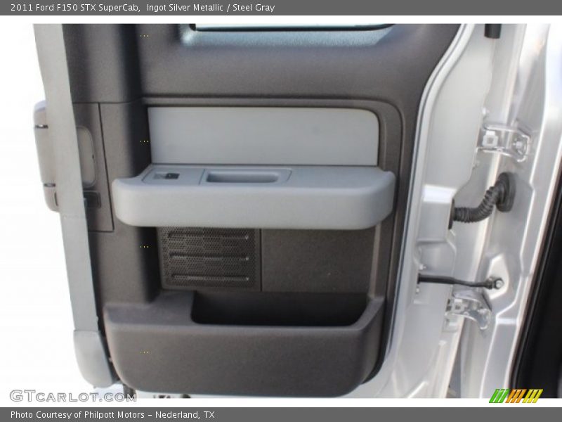 Ingot Silver Metallic / Steel Gray 2011 Ford F150 STX SuperCab