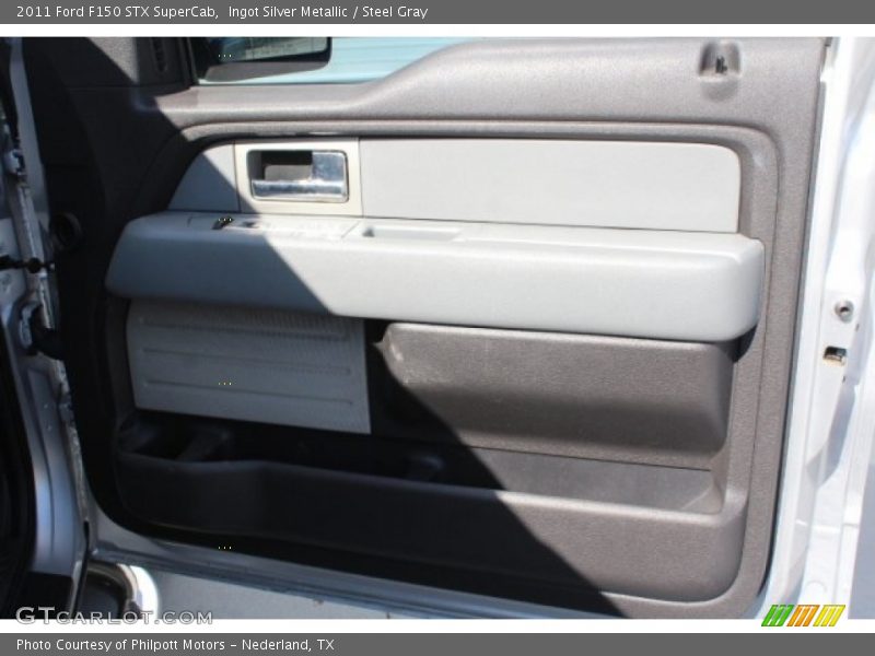 Ingot Silver Metallic / Steel Gray 2011 Ford F150 STX SuperCab