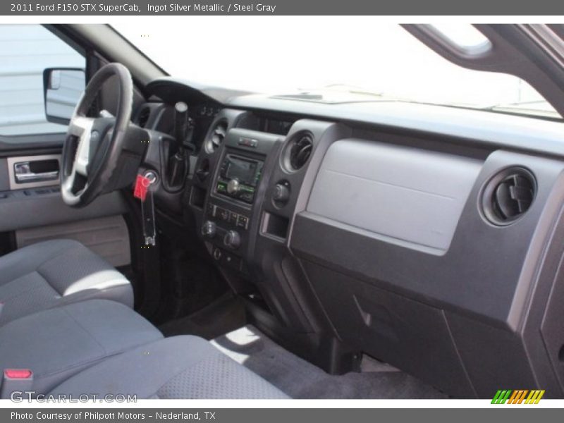 Ingot Silver Metallic / Steel Gray 2011 Ford F150 STX SuperCab