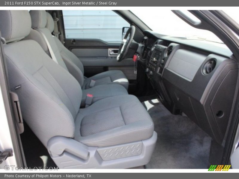 Ingot Silver Metallic / Steel Gray 2011 Ford F150 STX SuperCab