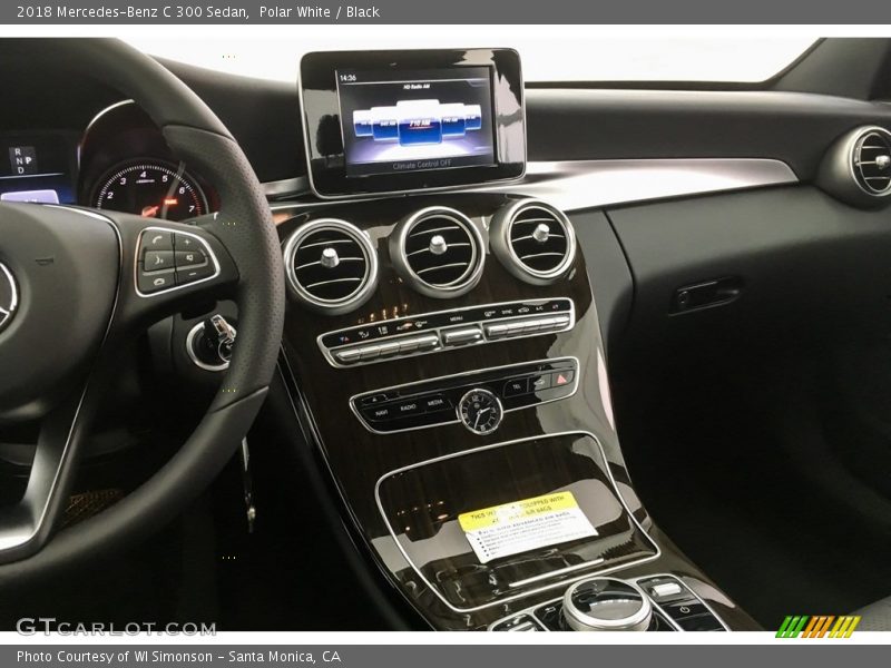 Polar White / Black 2018 Mercedes-Benz C 300 Sedan