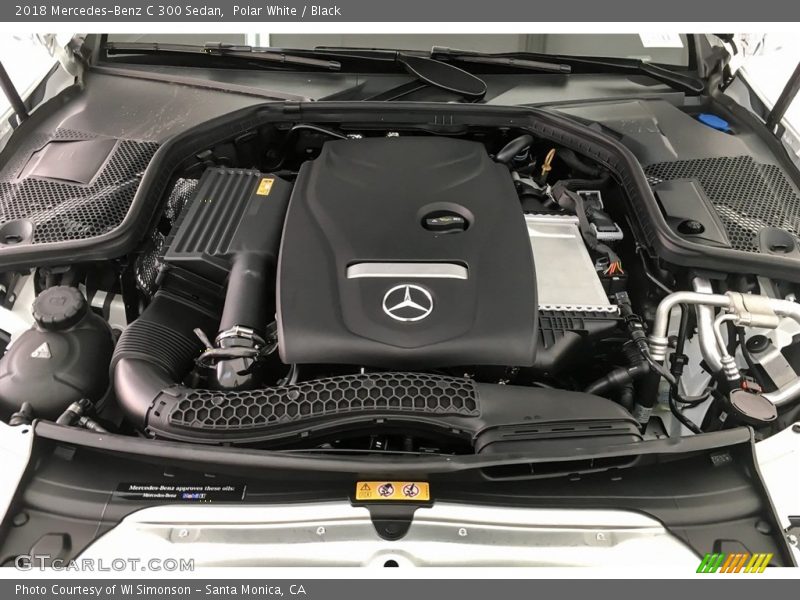 Polar White / Black 2018 Mercedes-Benz C 300 Sedan