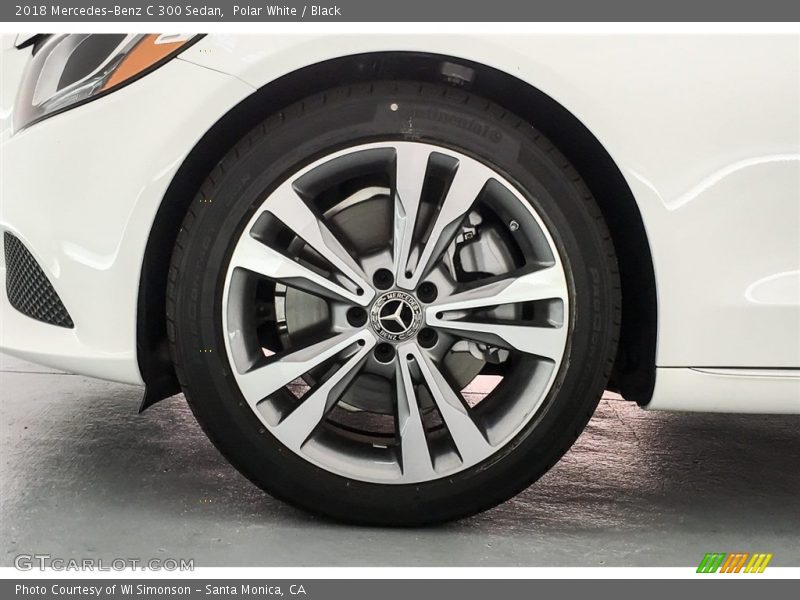 Polar White / Black 2018 Mercedes-Benz C 300 Sedan