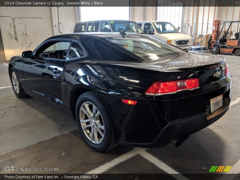 Summit White / Black 2014 Chevrolet Camaro LS Coupe