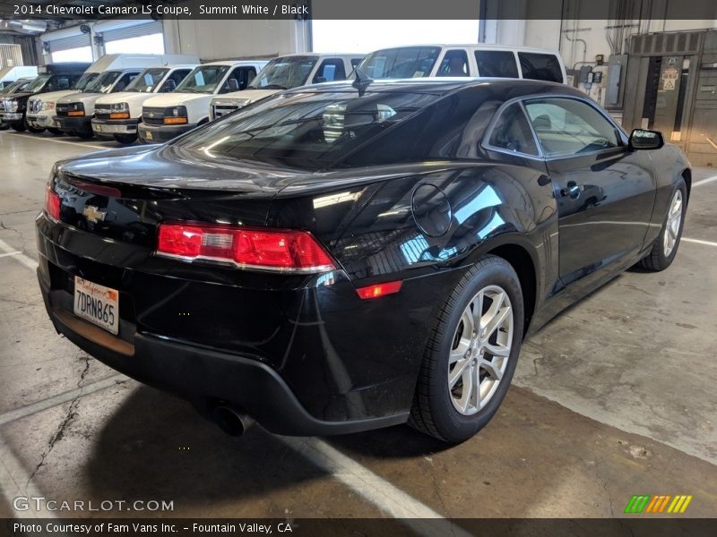 Summit White / Black 2014 Chevrolet Camaro LS Coupe