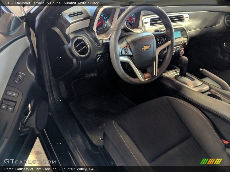 Summit White / Black 2014 Chevrolet Camaro LS Coupe