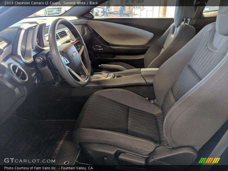 Summit White / Black 2014 Chevrolet Camaro LS Coupe