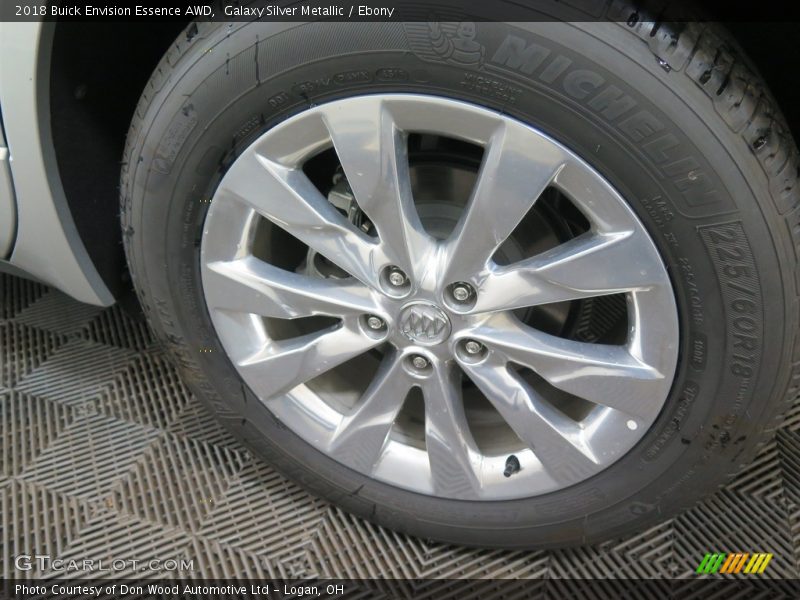 Galaxy Silver Metallic / Ebony 2018 Buick Envision Essence AWD