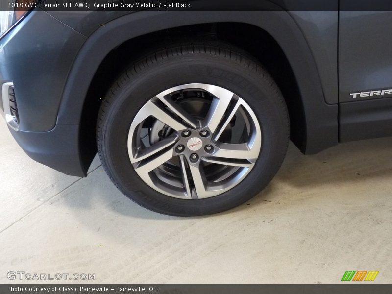 Graphite Gray Metallic / ­Jet Black 2018 GMC Terrain SLT AWD
