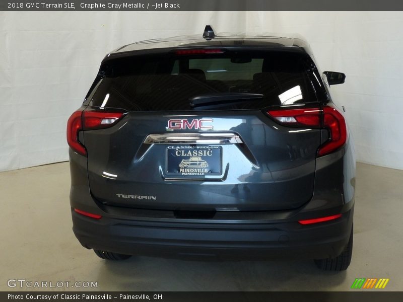 Graphite Gray Metallic / ­Jet Black 2018 GMC Terrain SLE
