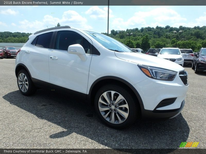 Summit White / Ebony 2018 Buick Encore Preferred