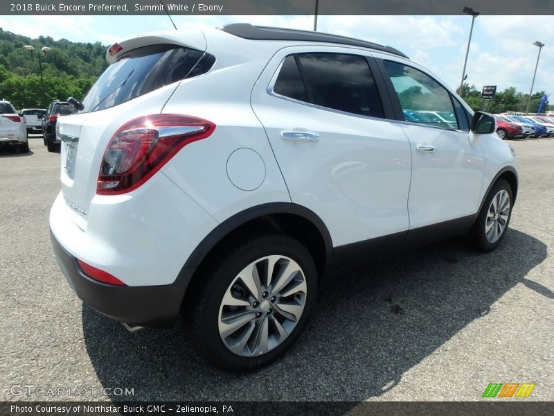 Summit White / Ebony 2018 Buick Encore Preferred