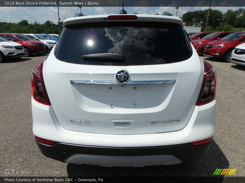 Summit White / Ebony 2018 Buick Encore Preferred