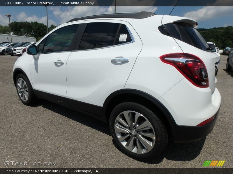 Summit White / Ebony 2018 Buick Encore Preferred