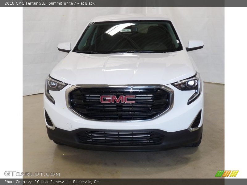 Summit White / ­Jet Black 2018 GMC Terrain SLE