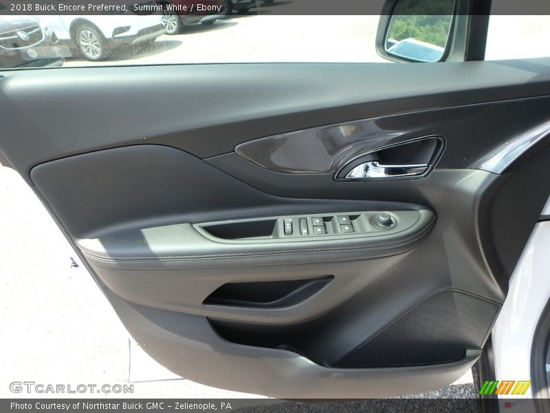 Summit White / Ebony 2018 Buick Encore Preferred