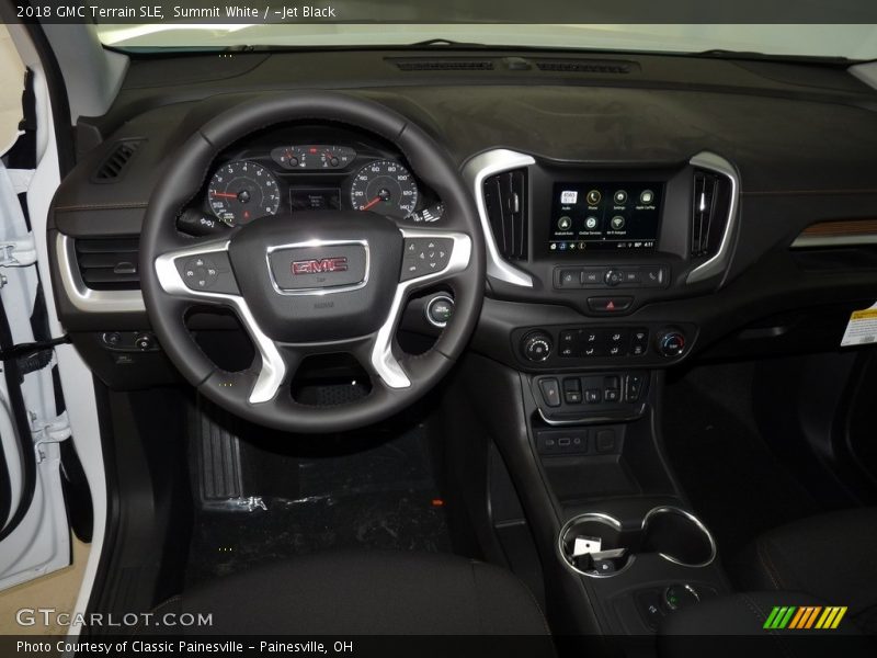 Summit White / ­Jet Black 2018 GMC Terrain SLE