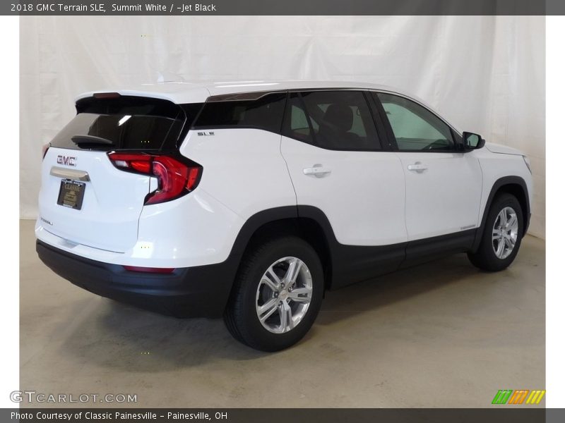 Summit White / ­Jet Black 2018 GMC Terrain SLE