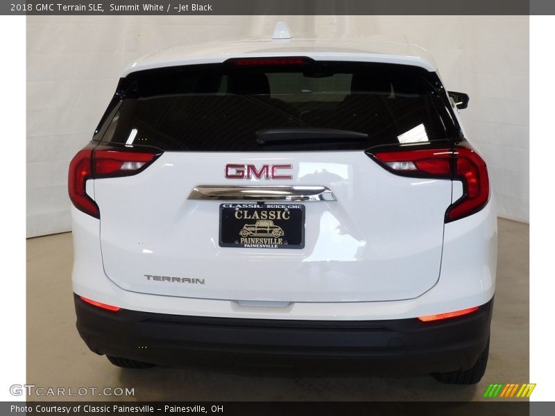 Summit White / ­Jet Black 2018 GMC Terrain SLE