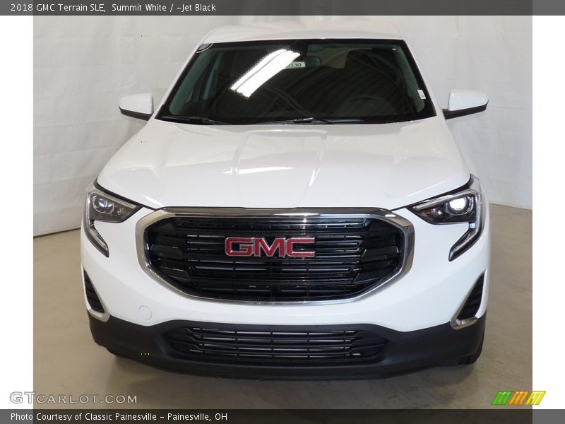 Summit White / ­Jet Black 2018 GMC Terrain SLE