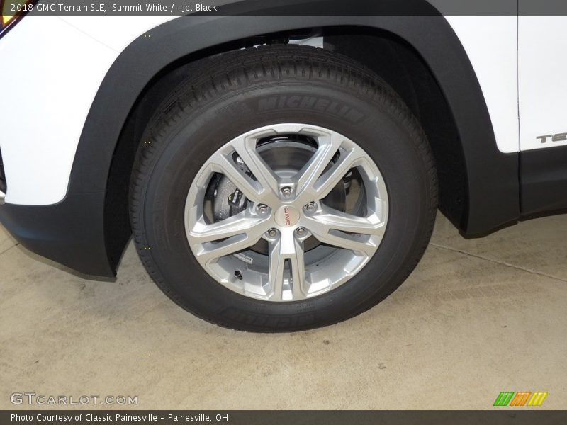 Summit White / ­Jet Black 2018 GMC Terrain SLE