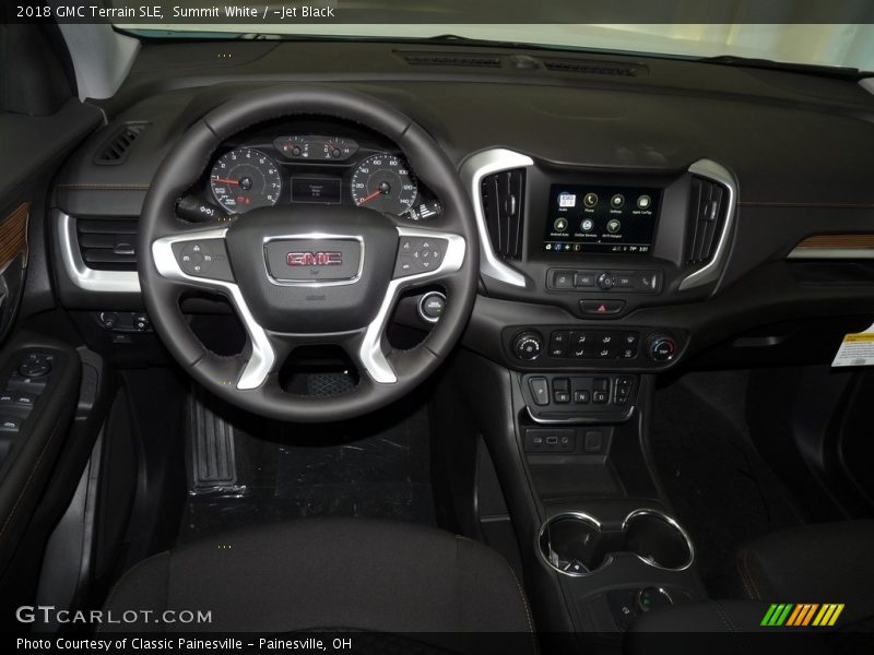 Summit White / ­Jet Black 2018 GMC Terrain SLE