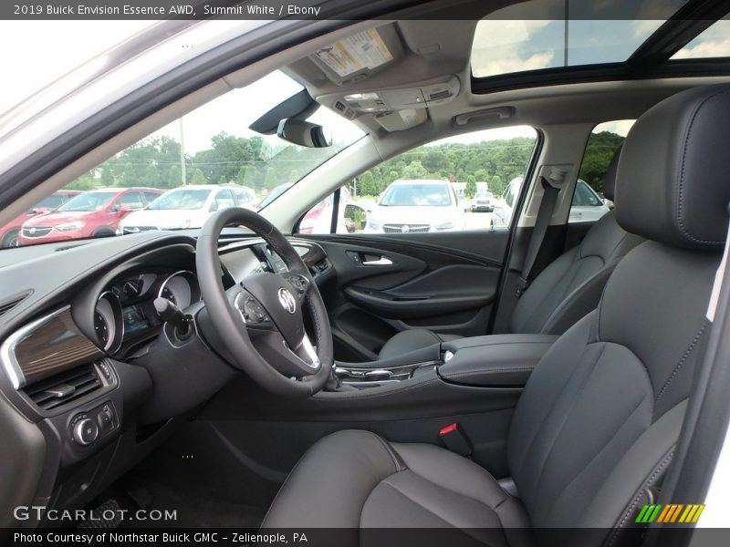 Front Seat of 2019 Envision Essence AWD