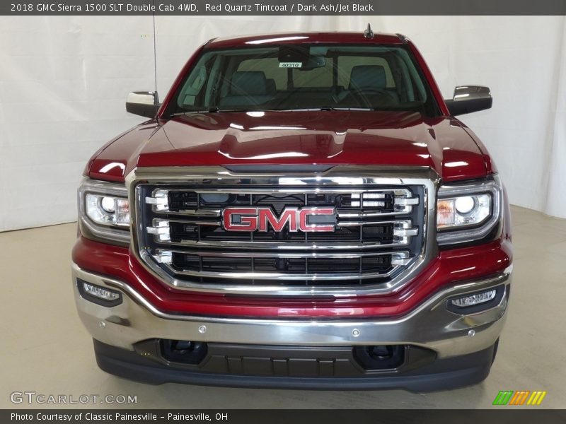 Red Quartz Tintcoat / Dark Ash/Jet Black 2018 GMC Sierra 1500 SLT Double Cab 4WD