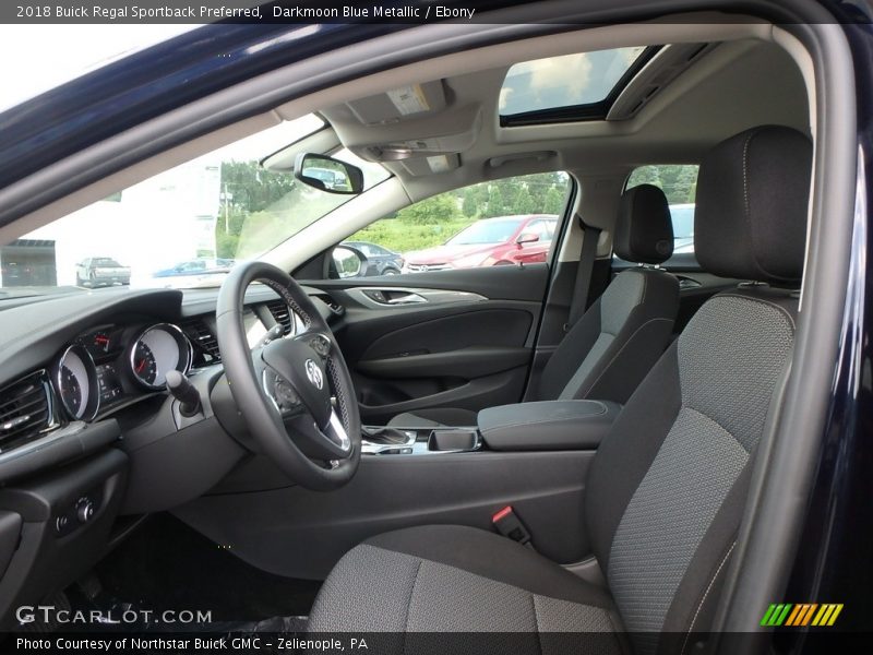 Front Seat of 2018 Regal Sportback Preferred