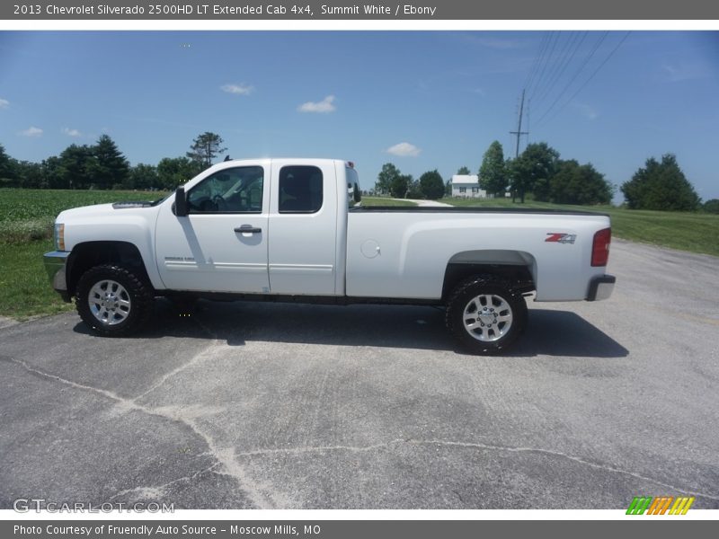 Summit White / Ebony 2013 Chevrolet Silverado 2500HD LT Extended Cab 4x4