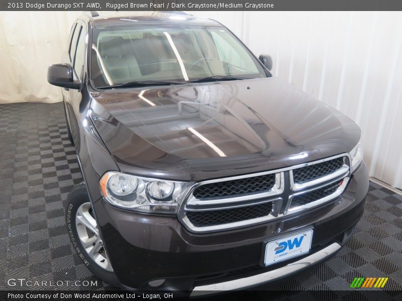 Rugged Brown Pearl / Dark Graystone/Medium Graystone 2013 Dodge Durango SXT AWD