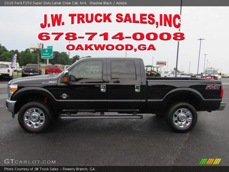 Shadow Black / Adobe 2016 Ford F350 Super Duty Lariat Crew Cab 4x4