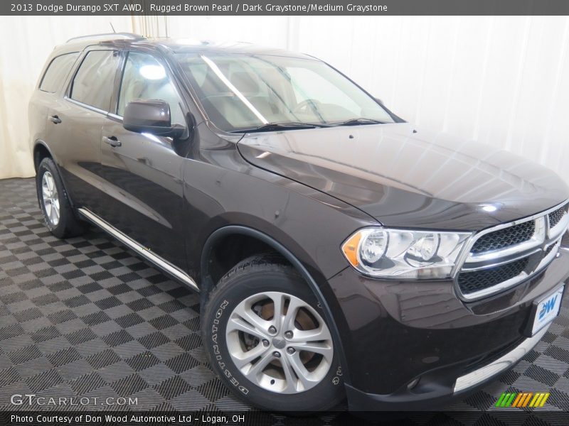 Rugged Brown Pearl / Dark Graystone/Medium Graystone 2013 Dodge Durango SXT AWD