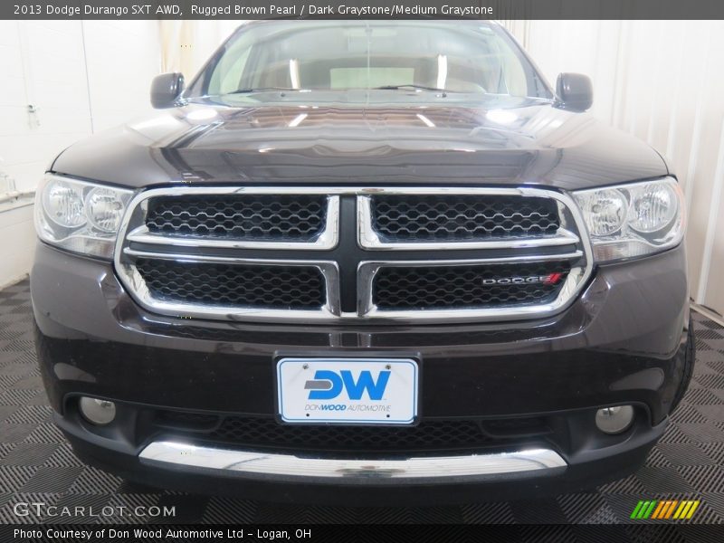 Rugged Brown Pearl / Dark Graystone/Medium Graystone 2013 Dodge Durango SXT AWD