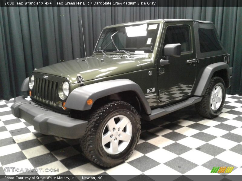 Jeep Green Metallic / Dark Slate Gray/Medium Slate Gray 2008 Jeep Wrangler X 4x4