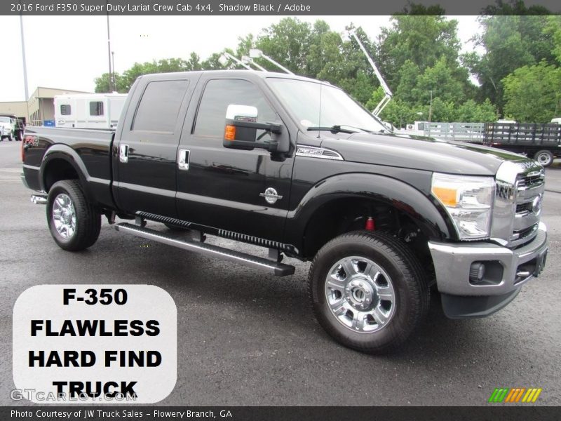 Shadow Black / Adobe 2016 Ford F350 Super Duty Lariat Crew Cab 4x4