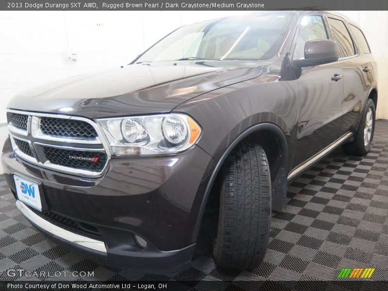 Rugged Brown Pearl / Dark Graystone/Medium Graystone 2013 Dodge Durango SXT AWD