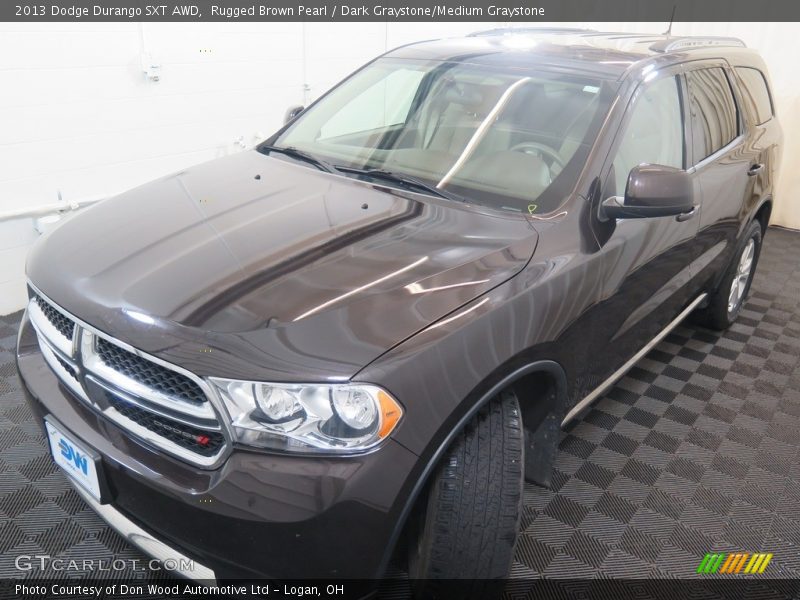 Rugged Brown Pearl / Dark Graystone/Medium Graystone 2013 Dodge Durango SXT AWD