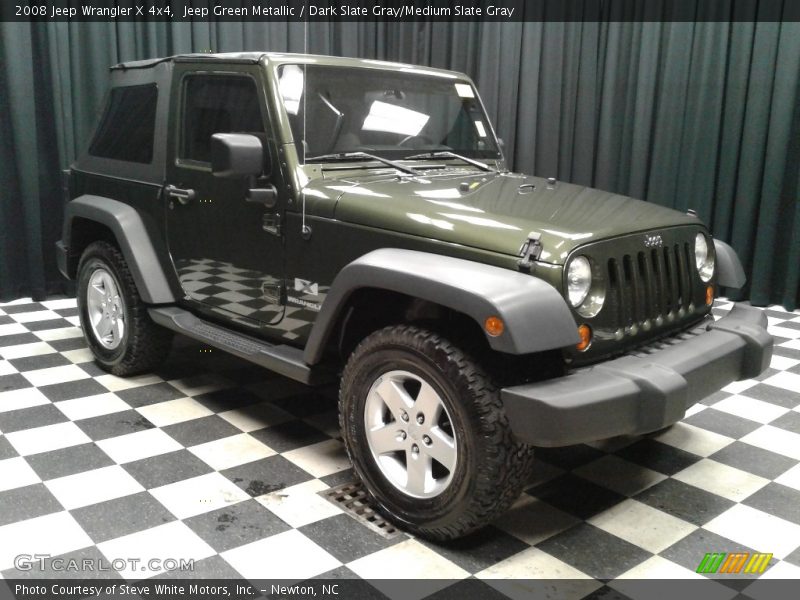 Jeep Green Metallic / Dark Slate Gray/Medium Slate Gray 2008 Jeep Wrangler X 4x4