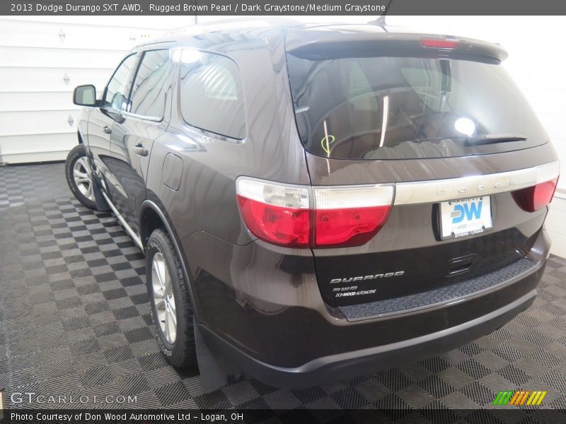 Rugged Brown Pearl / Dark Graystone/Medium Graystone 2013 Dodge Durango SXT AWD