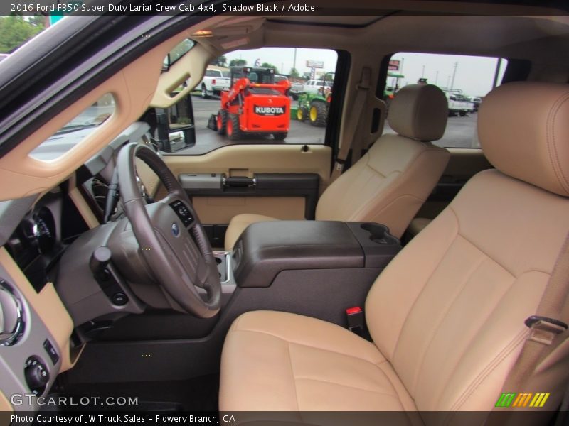 Shadow Black / Adobe 2016 Ford F350 Super Duty Lariat Crew Cab 4x4