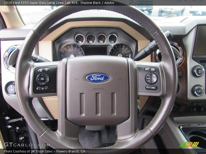 Shadow Black / Adobe 2016 Ford F350 Super Duty Lariat Crew Cab 4x4