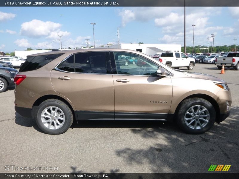Sandy Ridge Metallic / Jet Black 2019 Chevrolet Equinox LT AWD
