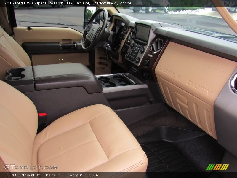 Shadow Black / Adobe 2016 Ford F350 Super Duty Lariat Crew Cab 4x4