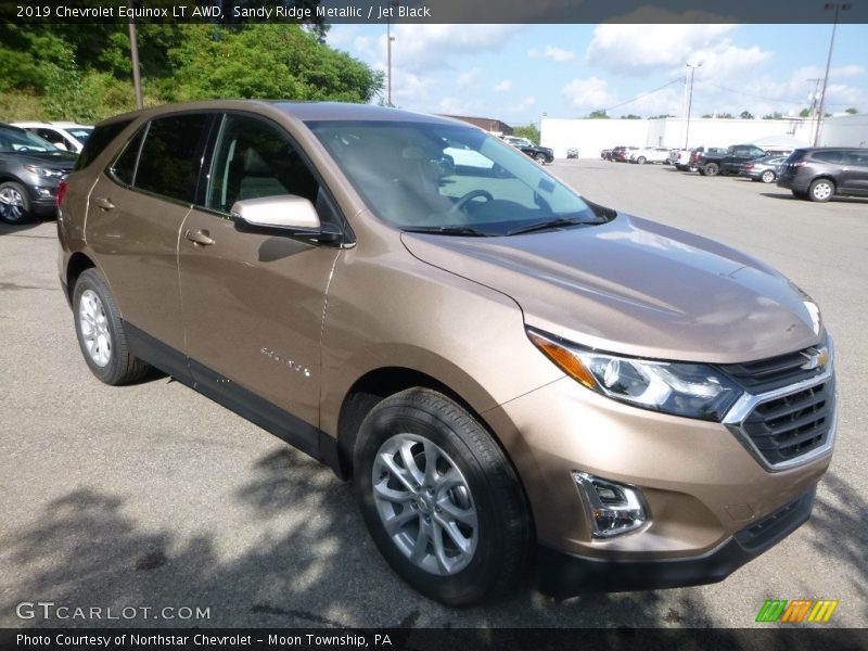 Sandy Ridge Metallic / Jet Black 2019 Chevrolet Equinox LT AWD