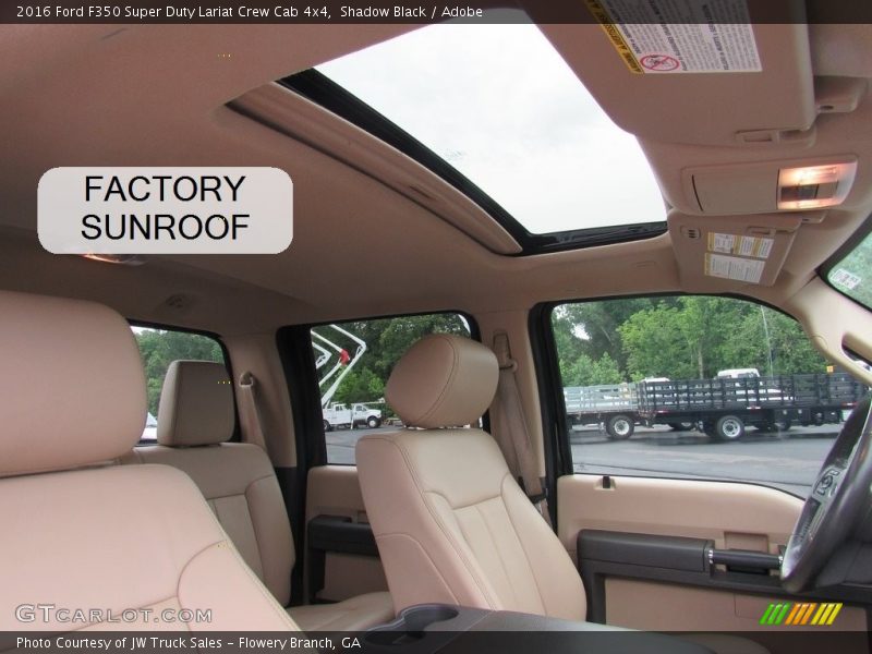 Shadow Black / Adobe 2016 Ford F350 Super Duty Lariat Crew Cab 4x4