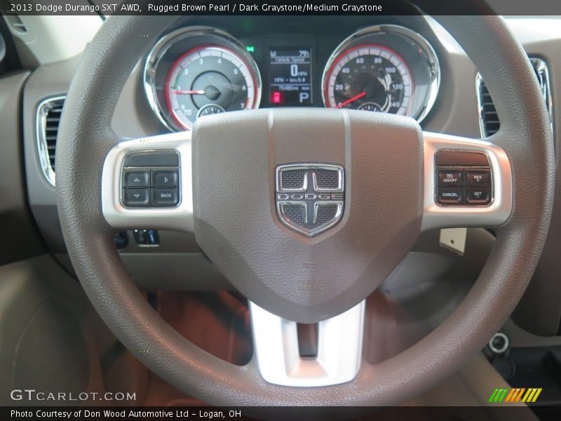 Rugged Brown Pearl / Dark Graystone/Medium Graystone 2013 Dodge Durango SXT AWD