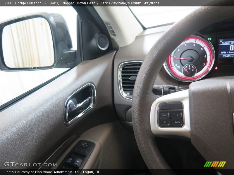 Rugged Brown Pearl / Dark Graystone/Medium Graystone 2013 Dodge Durango SXT AWD