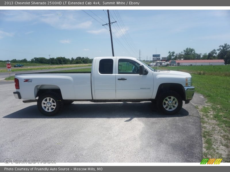 Summit White / Ebony 2013 Chevrolet Silverado 2500HD LT Extended Cab 4x4